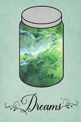 Cover of Dream Journal - Bright Green Watercolor Dream Jar (Green)