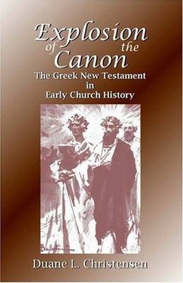 Book cover for Explosion of the Canon