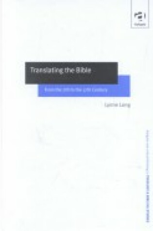 Cover of Translating the Bible