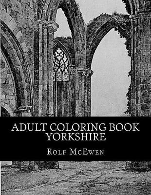 Book cover for Adult Coloring Book - Yorkshire