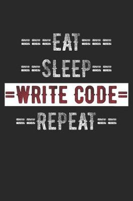 Book cover for Coders Journal - Eat Sleep Write Code Repeat