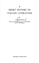 Book cover for A Short History of Italian Literature
