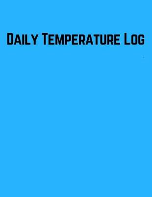 Book cover for Daily Temperature log