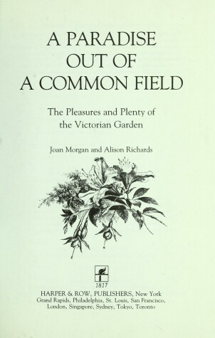 Book cover for Paradise Out of Common Field