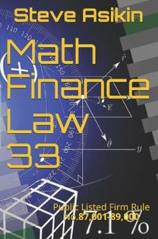 Cover of Math Finance Law 33