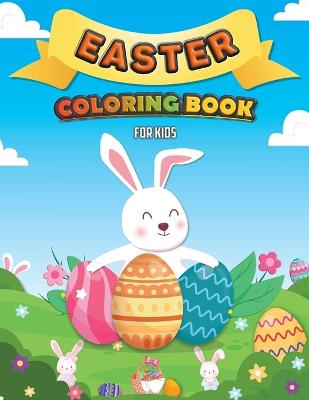 Cover of Easter Coloring Book For Kids