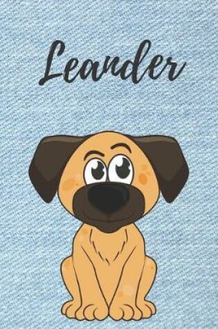 Cover of Leander Hund-Malbuch / Notizbuch Tagebuch