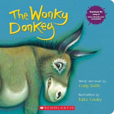 Book cover for The Wonky Donkey (Board Book)