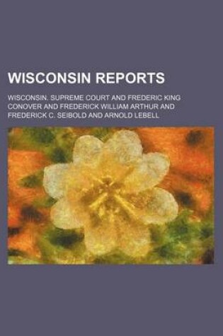 Cover of Wisconsin Reports (Volume 167)