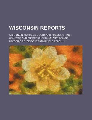 Book cover for Wisconsin Reports (Volume 167)