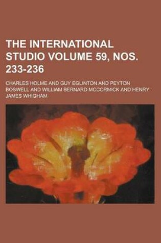 Cover of The International Studio Volume 59, Nos. 233-236