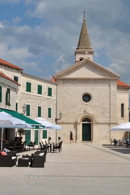 Book cover for A Square in Opuzen, Croatia