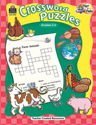 Book cover for Start to Finish: Crossword Puzzles Grd 2-3