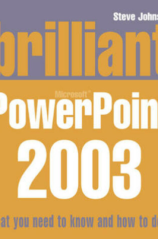 Cover of Brilliant Powerpoint 2003