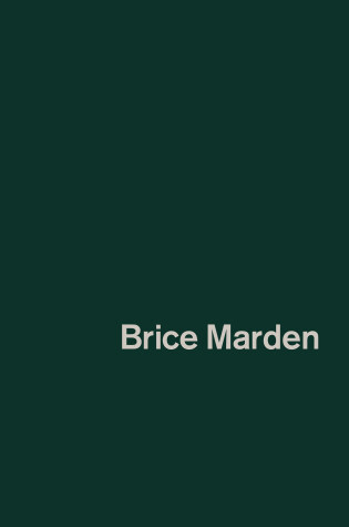 Cover of Brice Marden