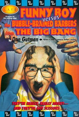 Book cover for Funny Boy Verses the Bubble-Brained Barbers from the Big Bang