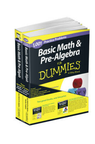 Cover of Basic Math and Pre-Algebra: Learn and Practice 2 Book Bundle with 1 Year Online Access