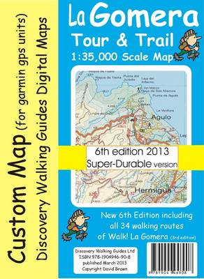 Book cover for La Gomera Tour & Trail Custom Map