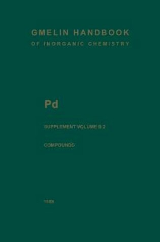 Cover of Gmelin Handbook of Inorganic and Organometallic Chemistry - 8th Edition