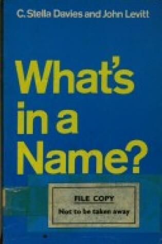 Cover of What's in a Name?