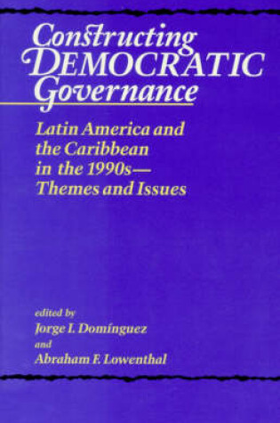 Cover of Constructing Democratic Governance