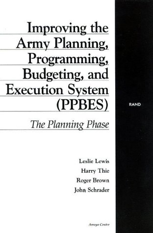 Book cover for Improving the Army Planning, Programme, Budgeting