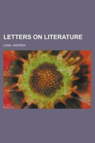 Cover of Letters on Literature