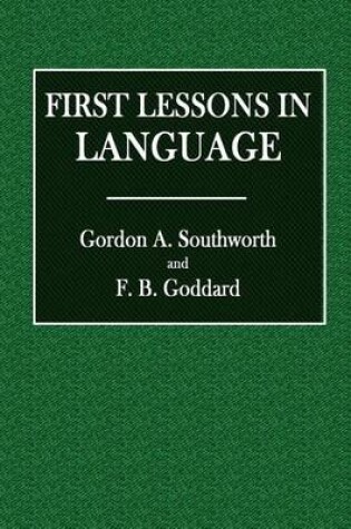 Cover of First Lessons in Language