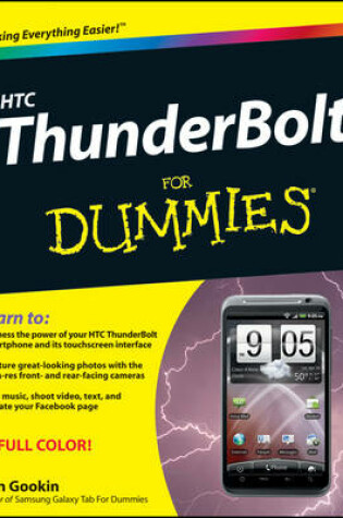 Cover of Droid ThunderBolt For Dummies