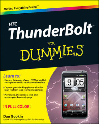 Book cover for Droid ThunderBolt For Dummies
