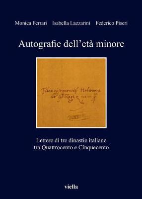 Book cover for Autografie Dell'eta Minore