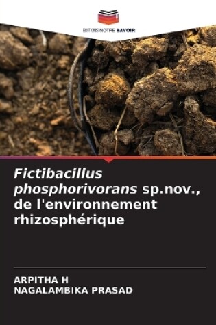 Cover of Fictibacillus phosphorivorans sp.nov., de l'environnement rhizosphérique