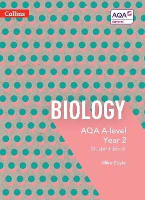 Book cover for AQA A Level Biology Year 2 Student Book