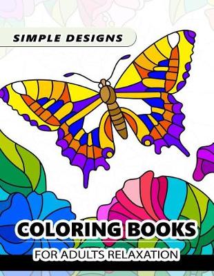 Book cover for Easy Kaleidoscope Coloring Book for Adult