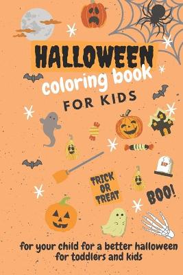 Cover of halloween coloring book