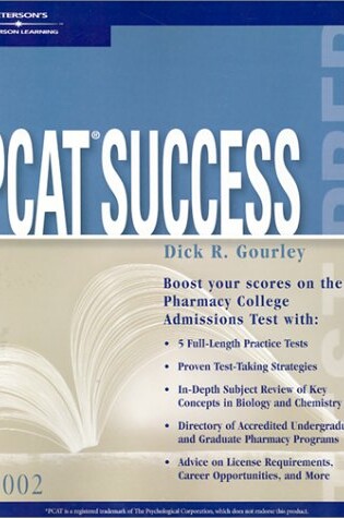 Cover of Pcat Success 2002 5th Edition