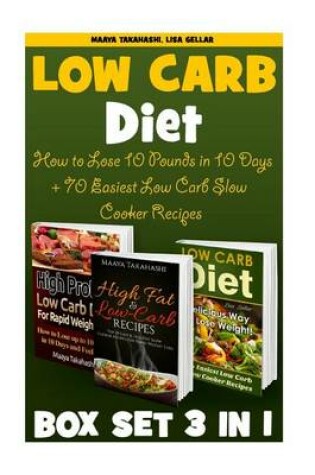 Cover of Low Carb Diet Box Set 3 in 1