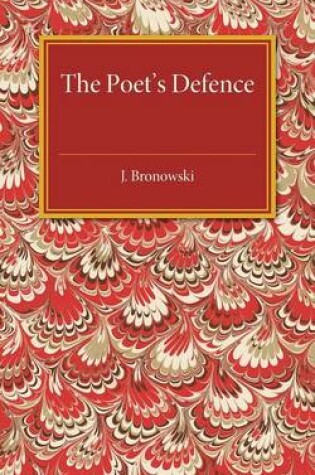 Cover of The Poet's Defence