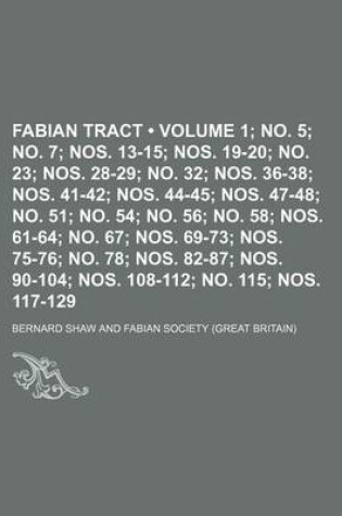 Cover of Fabian Tract (1;