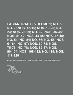 Book cover for Fabian Tract (1;