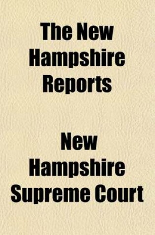 Cover of The New Hampshire Reports (Volume 68)