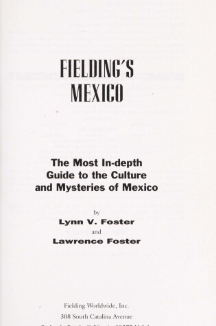 Cover of Fielding's Mexico 1995