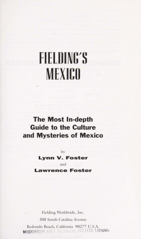 Book cover for Fielding's Mexico 1995