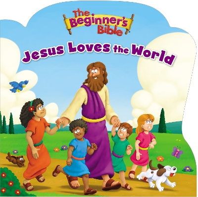 Book cover for The Beginner's Bible Jesus Loves the World
