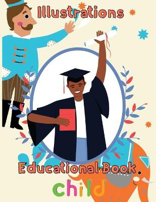 Book cover for Illustrations Educational Book Child