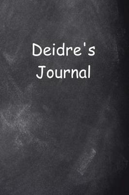 Cover of Deidre Personalized Name Journal Custom Name Gift Idea Deidre