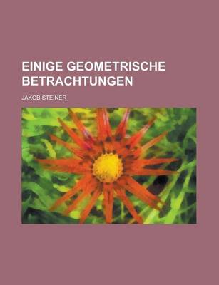 Book cover for Einige Geometrische Betrachtungen