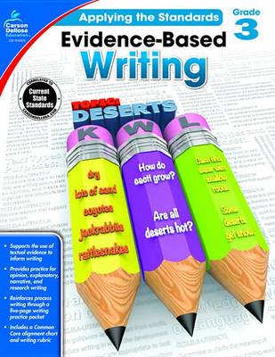 Book cover for Evidence-Based Writing, Grade 3