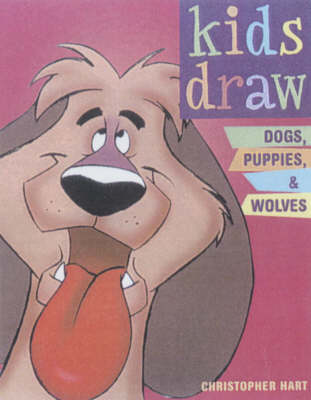 Book cover for Kids Draw Dogs, Puppies and Wolves