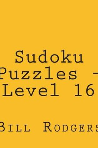 Cover of Sudoku Puzzles - Level 16